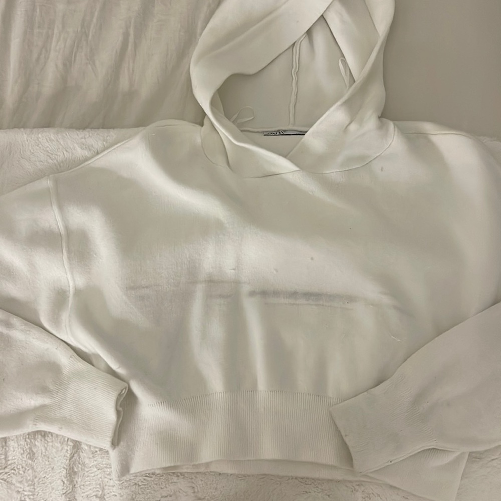 Zara cropped hoodie